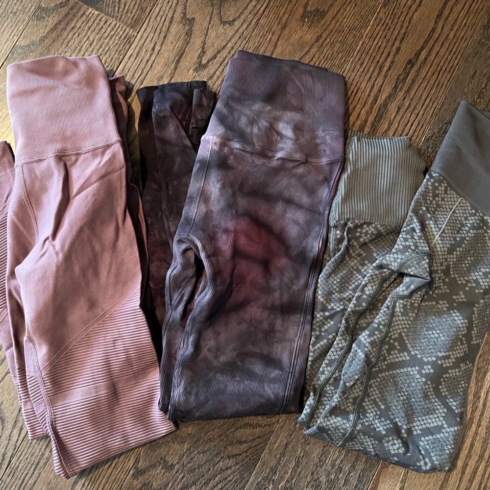 LOT of leggings. Lululemon Athleta Spiritual Gangster